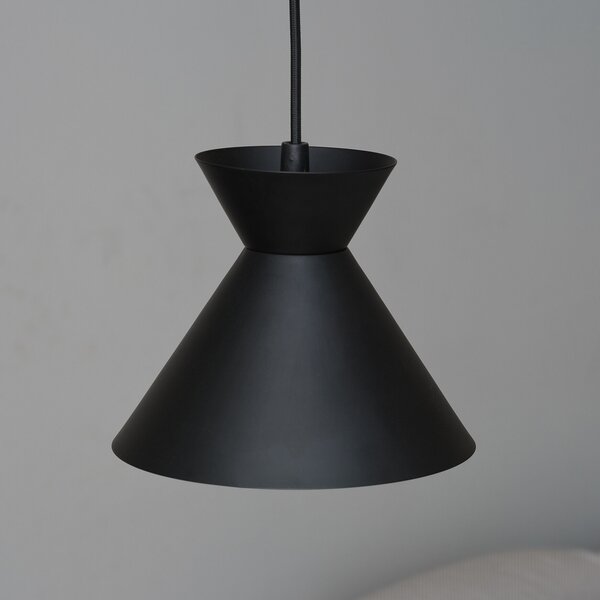 OSRAM viseča svetilka Decor Waist, jeklo, črna, E27, zatemnjen, Črna, Dnevna soba / jedilnica, Kovina, Sodobni