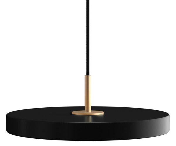 UMAGE LED viseča svetilka Asteria Plus Mini, črna, Ø 31 cm CCT, zatemnjen, Črna, Dnevna soba / jedilnica, Kovina, Dizajn