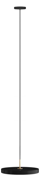 UMAGE LED viseča svetilka Asteria Plus Medium črna Ø 43 cm CCT, zatemnjen, Črna, Dnevna soba / jedilnica, Kovina, Dizajn