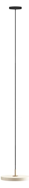 UMAGE LED viseča svetilka Asteria Plus Mini, biserno bela Ø 31 cm CCT, zatemnjen, Bež, Dnevna soba / jedilnica, Kovina, Dizajn
