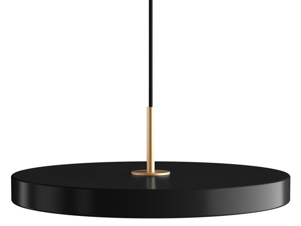 UMAGE LED viseča svetilka Asteria Plus Medium črna Ø 43 cm CCT, zatemnjen, Črna, Dnevna soba / jedilnica, Kovina, Dizajn
