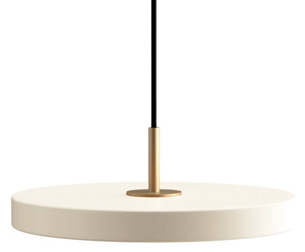 UMAGE LED viseča svetilka Asteria Plus Mini, biserno bela Ø 31 cm CCT, zatemnjen, Bež, Dnevna soba / jedilnica, Kovina, Dizajn