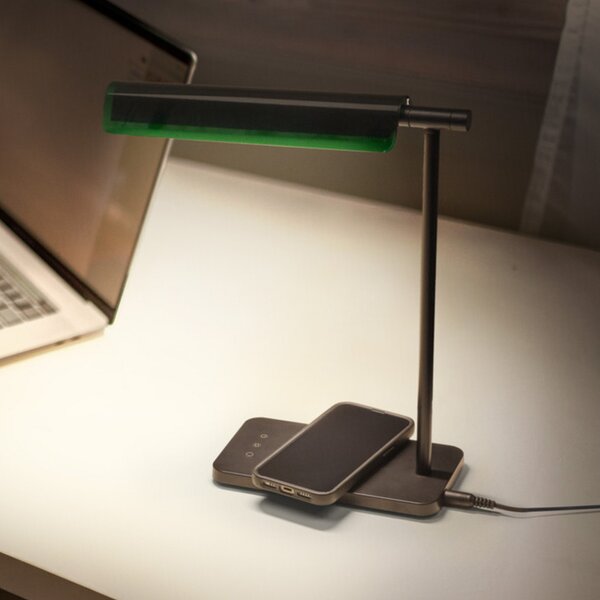 OSRAM LED namizna svetilka Office Line Desk Roof črna, CCT, DIM, zatemnjen, Črna, Študija / pisarna, Kovina