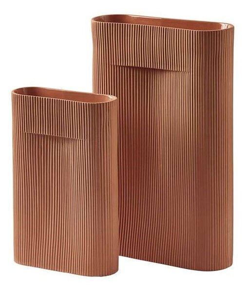 MuutoMuuto - Ridge Vase H48,5 Terracotta Muuto