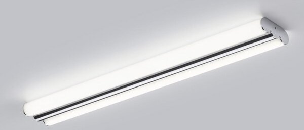 Helestra LED-ogledalo LOOM, dolžina 60 cm, krom, IP44, Kovinska, Kopalnica, Kovina