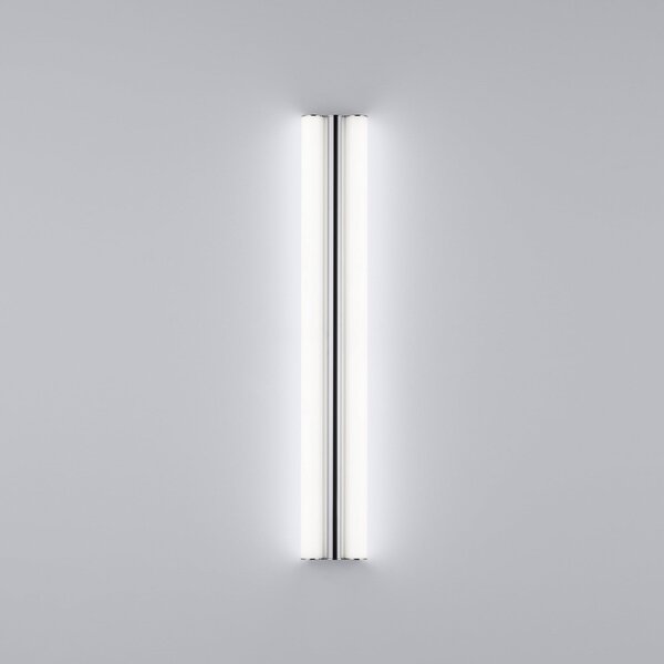 Helestra LED-ogledalo LOOM, dolžina 60 cm, krom, IP44, Kovinska, Kopalnica, Kovina