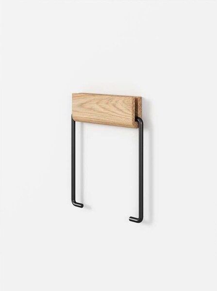 MoebeMoebe - Toilet Roll Holder Oak/Black Moebe