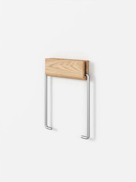 MoebeMoebe - Toilet Roll Holder Oak/Steel Moebe