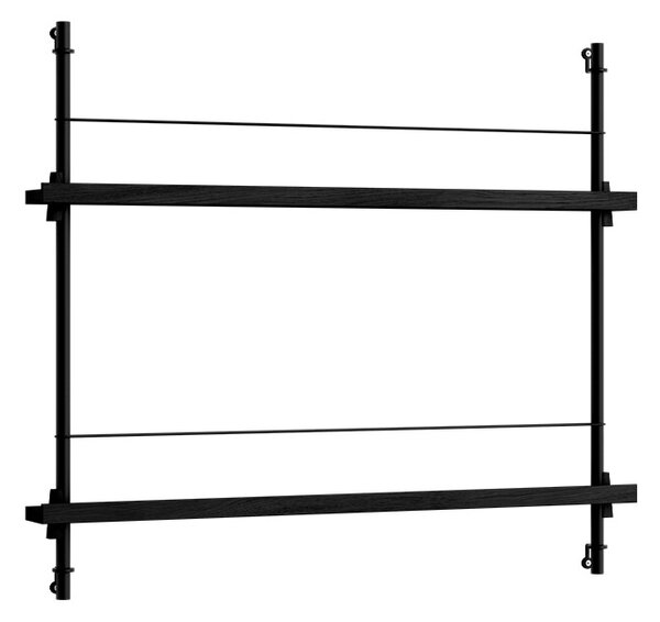 MoebeMoebe - Magazine Shelving Black/Black Moebe