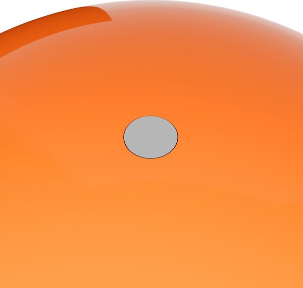 Verpan VERPAN LED-akumulatorska namizna svetilka WIRE, oranžna, višina 25 cm, IP44, zatemnjen, Oranžna, Dnevna soba / jedilnica, Nerjaveče jeklo, Dizajn