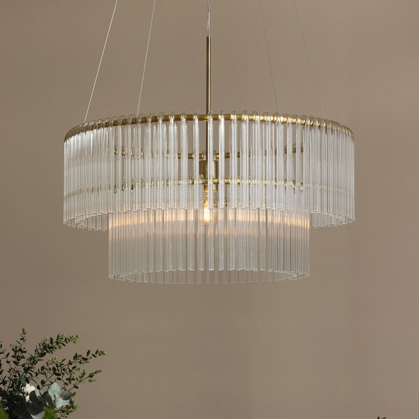 Globen Lighting viseča svetilka HOOK 60, steklo, prozorno, zatemnjen, Prozorna, Dnevna soba / jedilnica, Steklo, Dizajn