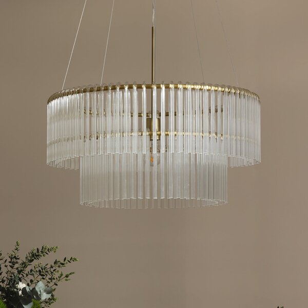 Globen Lighting viseča svetilka HOOK 60, steklo, prozorno, zatemnjen, Prozorna, Dnevna soba / jedilnica, Steklo, Dizajn