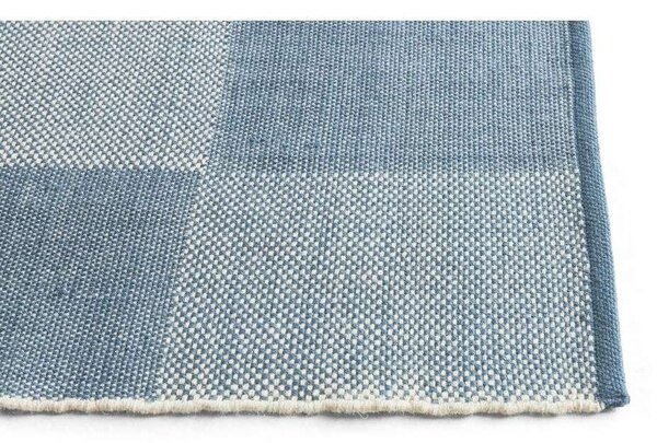 HAYHAY - Check Rug Small Check 140x200 Light Blue HAY