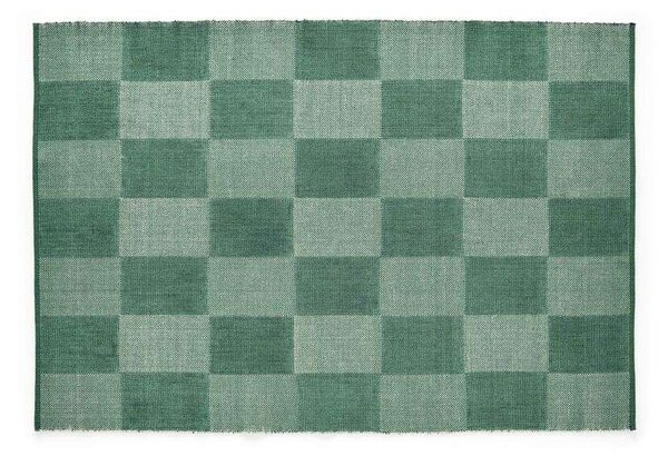 HAYHAY - Check Rug Small Check 140x200 Green HAY