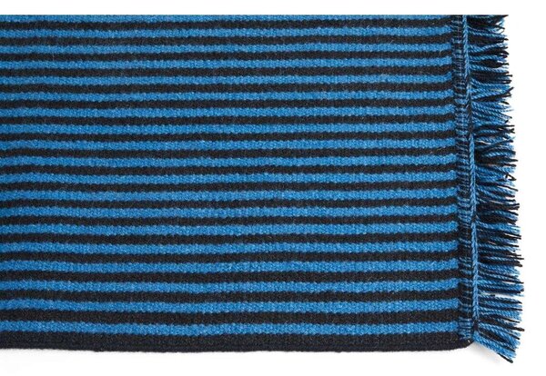 HAYHAY - Stripes and Stripes Wool Rug 200x60 Blue HAY