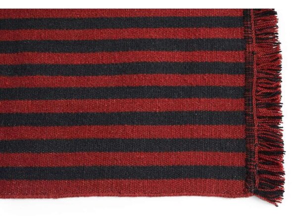 HAYHAY - Stripes and Stripes Wool Rug 200x60 Cherry HAY