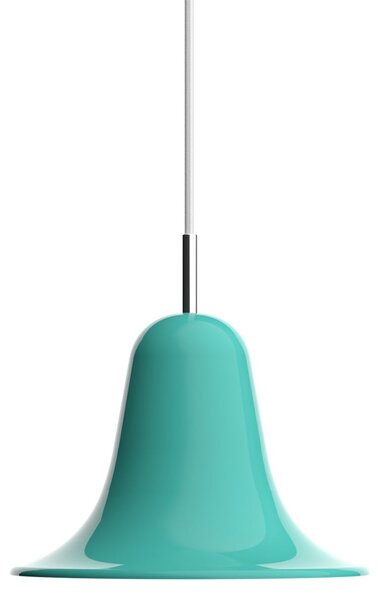 Verpan viseča svetilka Pantop, svetlo modro-zelena, Ø 23 cm, E14, zatemnjen, Zelena, Dnevna soba / jedilnica, Kovina, Dizajn