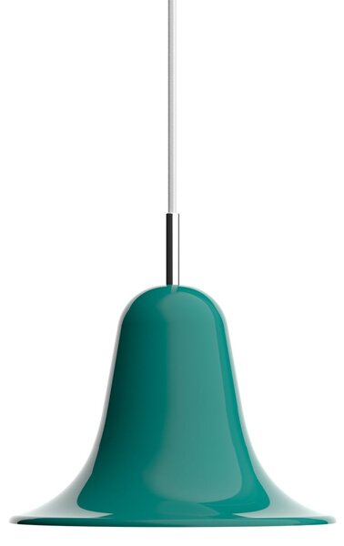 Verpan VERPAN viseča svetilka Pantop, temno modro-zelena, Ø 23 cm, zatemnjen, Zelena, Dnevna soba / jedilnica, Kovina, Dizajn