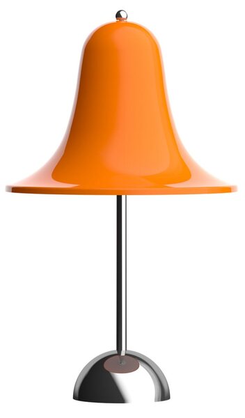 Verpan VERPAN LED-akumulatorska namizna svetilka Pantop, oranžna, višina 30 cm, zatemnjen, Oranžna, Dnevna soba / jedilnica, Plastika, Dizajn