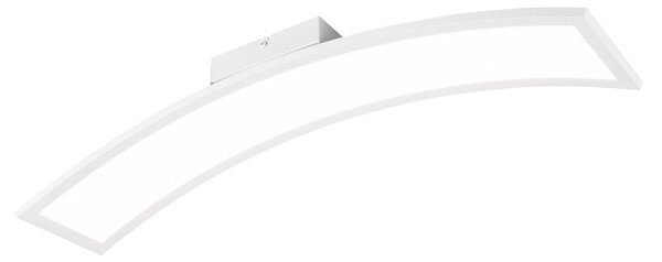 Reality Leuchten LED stropna svetilka Sigma, bela, 3.000 K, 2.600 lm, kovina, zatemnjen, Bela, Dnevna soba / jedilnica, Kovina, Sodobni