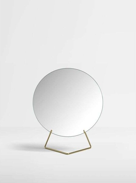 MoebeMoebe - Standing Mirror Ø20 Brass Moebe