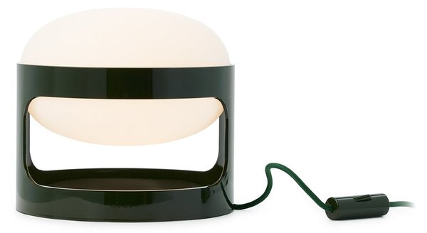 Kartell namizna svetilka KD28, gozdno zelena, Ø 25 cm, E14-LED, Zelena, Dnevna soba / jedilnica, Plastika, Dizajn