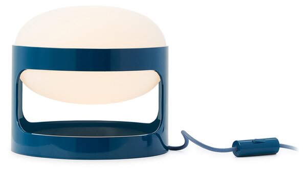 Kartell namizna svetilka KD28, petrol, Ø 25 cm, E14-LED, Modra, Dnevna soba / jedilnica, Plastika, Dizajn