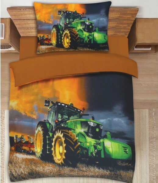 3D posteljnina iz mikrosaten TRACTOR FORCE pisana Dimenzije posteljnine: 70 x 90 cm | 140 x 200 cm