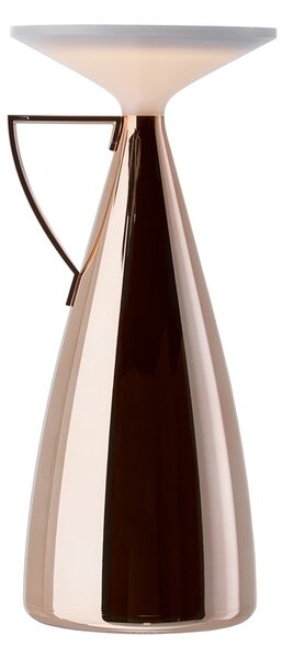 Kartell LED-akumulatorska namizna svetilka Camomille, bakrena barva, dim., zatemnjen, Bakrena, Dnevna soba / jedilnica, Plastika, Dizajn