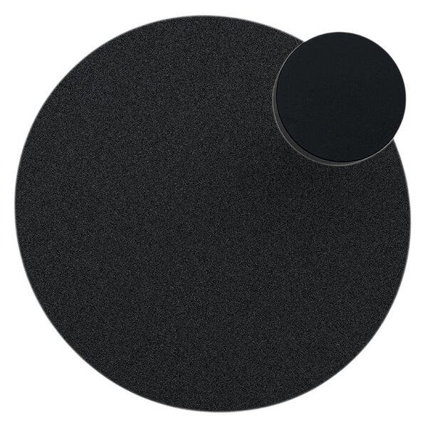 Knikerboker LED stenska svetilka Pois, siva, Ø 25 cm, z možnostjo zatemnitve, zatemnjen, Siva, Dnevna soba / jedilnica, Kovina, Dizajn