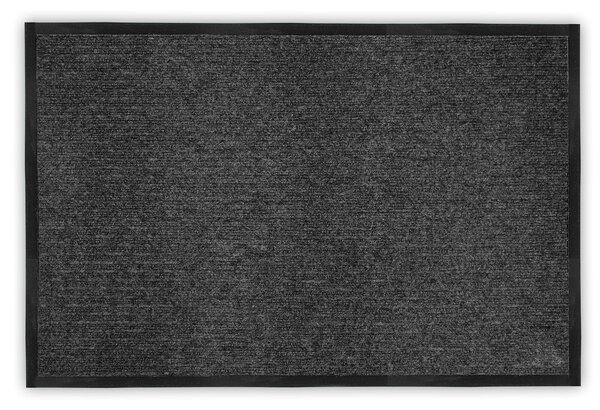 JAKS Črni predpražnik za vhod 60 x 90 cm