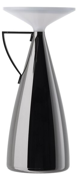 Kartell LED-akumulatorska namizna svetilka Camomille, temno siva, dim., zatemnjen, Siva, Dnevna soba / jedilnica, Plastika, Dizajn