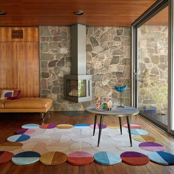 Bež ročno tkana volnena preproga 160x230 cm Mia Textured Scallop – Flair Rugs