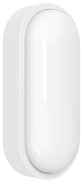 MEGATRON LED zunanja stenska svetilka Zella Neo XL, bela, IP54, zatemnjen, Bela, Hodnik, Plastika