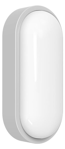 MEGATRON LED zunanja stenska svetilka Zella Neo XL, siva, IP54, zatemnjen, Siva, Hodnik, Plastika