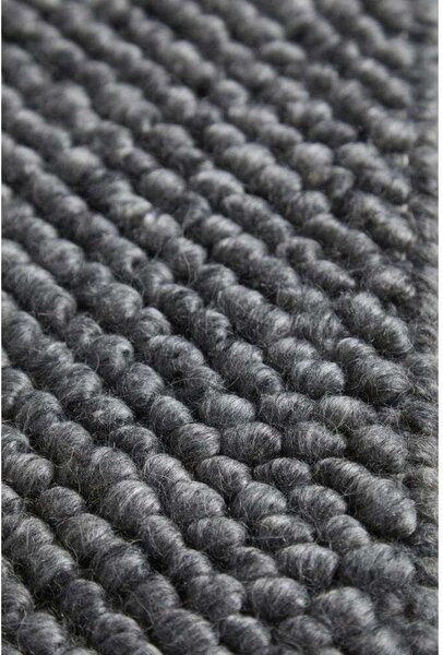 WoudWoud - Tact Rug 90x140 Anthracite Grey Woud