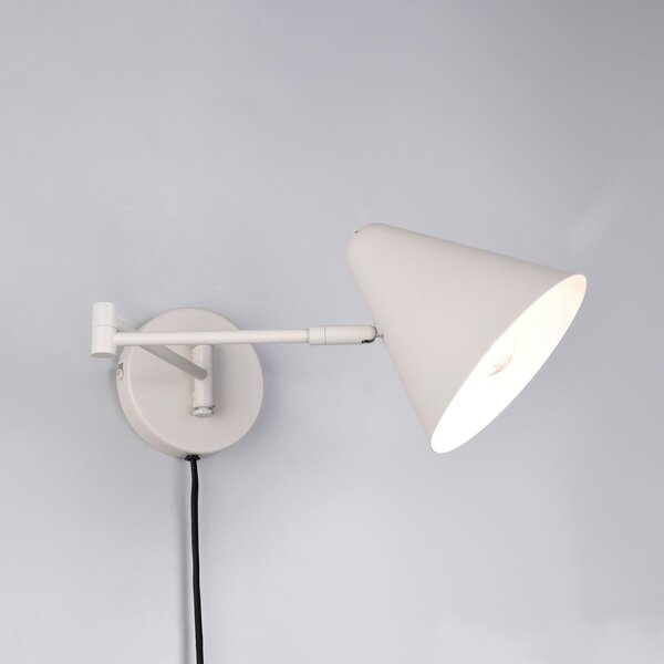 Trio Lighting Stenna svetilka Cosima, svetlo siva, izstop 54 cm, kovina, Siva, Dnevna soba / jedilnica, Kovina, Sodobni