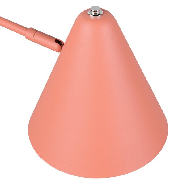 Trio Lighting Namizna svetilka Cosima, barva apricot, višina 50 cm, kovina, Oranžna, Dnevna soba / jedilnica, Kovina, Sodobni