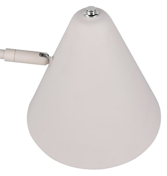 Trio Lighting Namizna svetilka Cosima, svetlo siva, višina 50 cm, kovina, Siva, Dnevna soba / jedilnica, Kovina, Sodobni