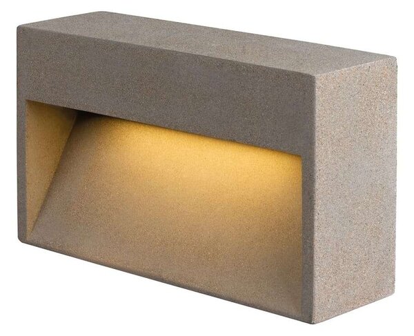 SLVSLV - Concreto LED Zunanja Stenska Svetilka L IP65 Light Grey SLV