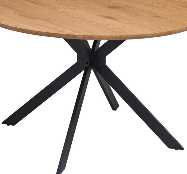 P & B Jedilna Miza Levin, Barva Hrasta, Ø 120cm
