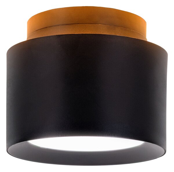 Näve LED stropni reflektor Trimes, Ø 11,5 cm, črn, CCT, stopnjevalno zatemnitven, zatemnjen, Črna, Dnevna soba / jedilnica, Plastika