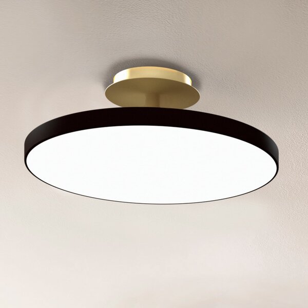 UMAGE LED stropna svetilka Asteria UP PLUS, črna, Ø 60 cm, CCT, zatemnjen, Črna, Dnevna soba / jedilnica, Kovina, Dizajn