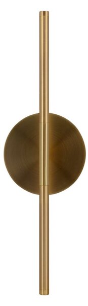 UMAGE LED stenska svetilka Omni, barva medenine, širina 54 cm, 2-krilna., zatemnjen, Zlata / medeninasta, Dnevna soba / jedilnica, Aluminij, Dizajn
