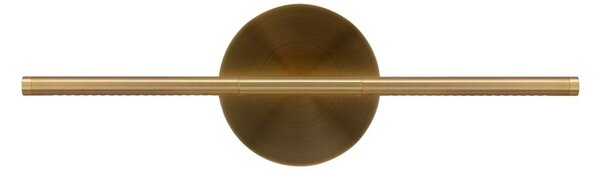 UMAGE LED stenska svetilka Omni, barva medenine, širina 54 cm, 2-krilna., zatemnjen, Zlata / medeninasta, Dnevna soba / jedilnica, Aluminij, Dizajn