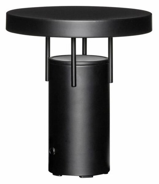 Hübsch HÜBSCH LED-akumulatorska namizna svetilka BringMe Mini, črna mat, 20 cm, zatemnjen, Črna, Kovina, Sodobni