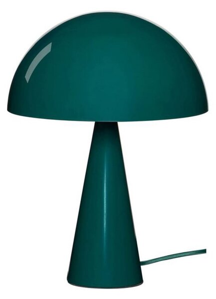 Hübsch HÜBSCH Namizna svetilka Mush Mini, temno zelena, višina 34 cm, Zelena, spalnica, Kovina, Sodobni