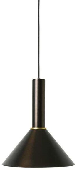 Ferm LIVINGferm LIVING - Collect Obesek Svetilka Cone High Black Brass ferm LIVING