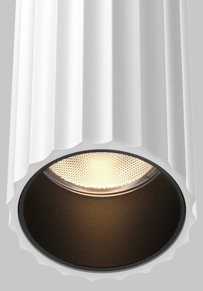 Maytoni LED stenska svetilka Calipso, bela, višina 49 cm, kovina, 4-žarek, Bela, Dnevna soba / jedilnica, Aluminij, Sodobni