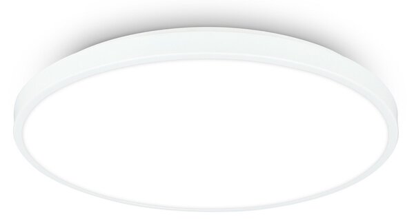 Briloner LED stropna svetilka Kaida, bela, Ø 38 cm, EEK A, 4.000 K, Bela, Študija / pisarna, Kovina